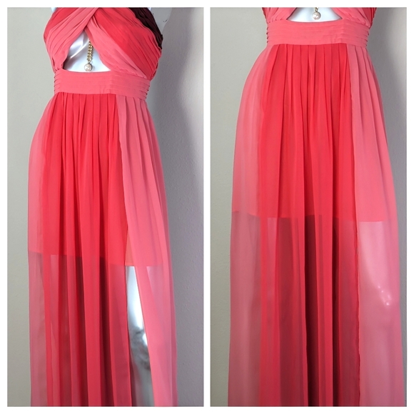 Ark & Company Fairy Core Resort Wear Summer Beach Pool Cutout Maxi Dress - Picture 10 of 15